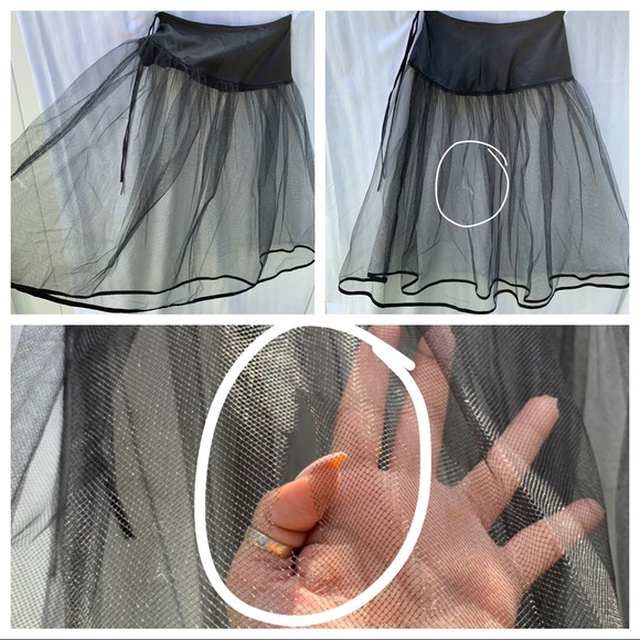 🌀Vintage Metallic Blue & Black Strapless Gown 🌀 - Picture 4 of 8